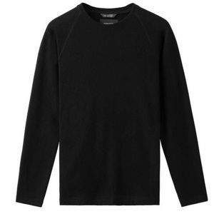 Wings + horns felted wool crewneck